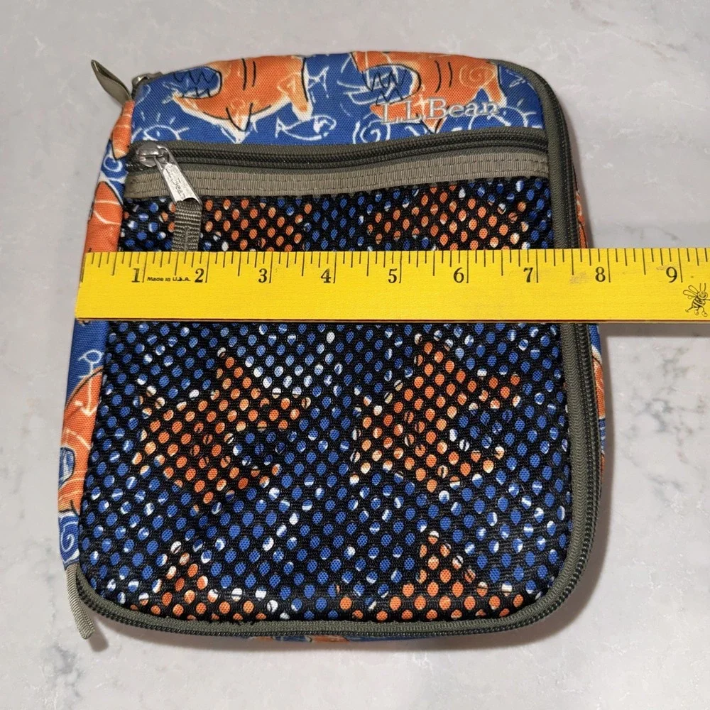 LL BEAN SHARK  PRINT CAMOUFLAGE ZIPPERED KIDS LUNCH BOX BAG